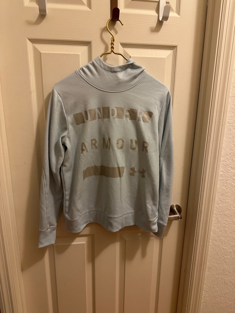 Under Armour Light Blue Pullover Hooded Sweatshirt